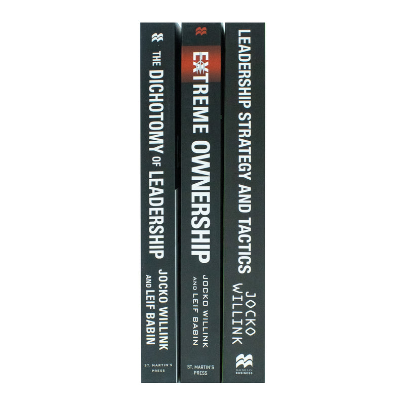 Jocko Willink 3 Book Set on Leadership Strategies, Tactics, and Extreme Ownership for Ages 12+