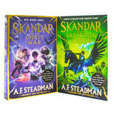 Skandar Series 2 Books Collection Set by A.F. Steadman | Skandar and the Spirit War & Skandar and the Skeleton Curse | Children's Fantasy Adventure