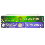 Skandar Series 2 Books Collection Set by A.F. Steadman | Skandar and the Spirit War & Skandar and the Skeleton Curse | Children's Fantasy Adventure