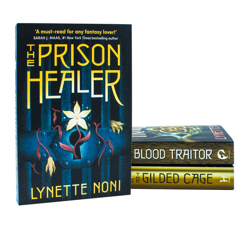 The Prison Healer Series 3 Book Set by Lynette Noni| YA Fantasy Fiction, Adventure,Suspense & Thrillers (The Prison Healer,Gilded Cage, Blood Traitor)