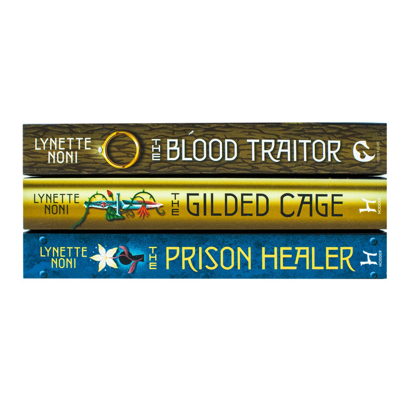 The Prison Healer Series 3 Book Set by Lynette Noni| YA Fantasy Fiction, Adventure,Suspense & Thrillers (The Prison Healer,Gilded Cage, Blood Traitor)