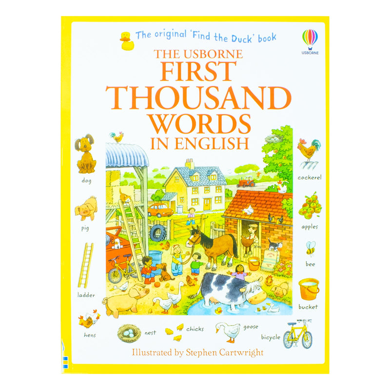 Usborne First Thousand Words In English Children Book By Heather Amery