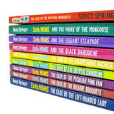 Enola Holmes 9 Books Collection Set by Nancy Springer(The Case of the Missing Marquess, The Case of the Left-Handed Lady, The Case of the Bizarre Bouquets, The Case of the Peculiar Pink Fan & 5 More)