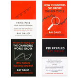 Ray Dalio Collection 4 Books Set (Principles Your Guided Journal, How Countries Go Broke, The Changing World Order, Principles) | Hardcover