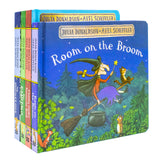 Julia Donaldson And Axel Scheffler 4 Book Collection Set (Charlie Cookie's Favourite Book, The Gruffalo, The Gruffalo's Child, Room On The Broom)