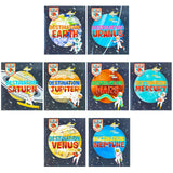 Space Station Academy Earth Solar System Planet Series 8 Books Collection Slipcase Set by Sally Spray