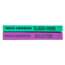 Mick Herron 2 Books Set: Bad Actors & Slough House in Paperback - A Gripping Mystery Collection for Fans of Thriller and Suspense