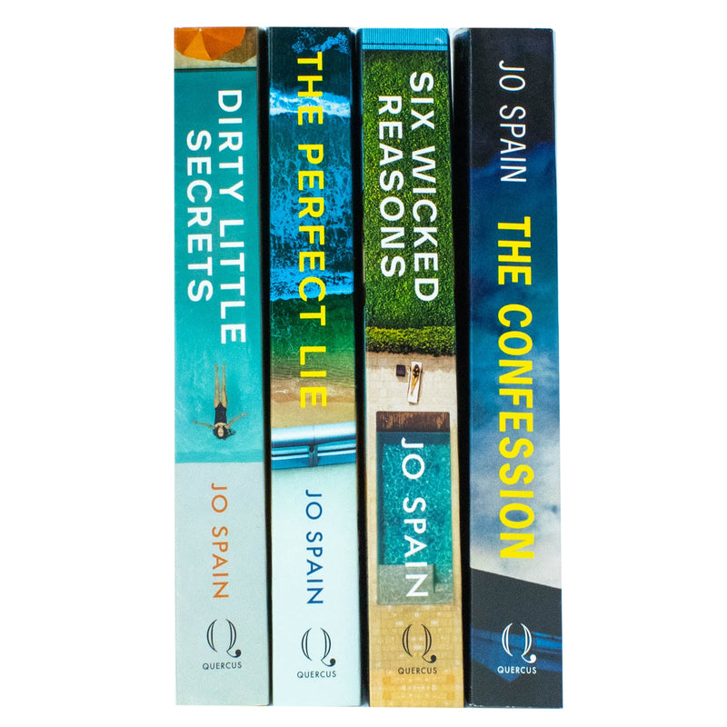 Jo Spain Series Collection 4 Books Set (Confession,Six Wicked Reasons,Perfect Lie,Dirty Little Secrets)