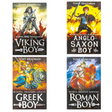 Viking Boy Series 4 Books Collection Set by Tony Bradman (Viking Boy, Greek Boy, Anglo-Saxon Boy & Roman Boy) | Paperback