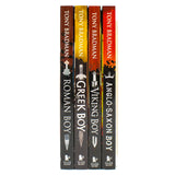 Viking Boy Series 4 Books Collection Set by Tony Bradman (Viking Boy, Greek Boy, Anglo-Saxon Boy & Roman Boy) | Paperback