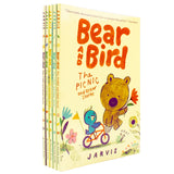 Bear and Bird Series 5 Books Collection Set by Jarvis (The Picnic, The Stars, The Adventure, The Stick, The Cave)