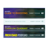 Robert T. Kiyosaki 4 Books Collection Set (Rich Dad Poor Dad, Cashflow Quadrant, Guide to Investing, Why the Rich are getting Richer)