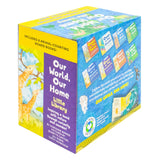 Our World Our Home Little Library 8 Board Book Collection Set by Marianne Berkes (Over on the Farm, in the Ocean, in a River, in the Forest, on a Mountain, in the Grasslands, on a Desert & in the Jungle)