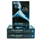 E L James Fifty Shades Movie Series 3 Books Collection Set (Fifty Shades of Grey, Fifty Shades Darker, Fifty Shades Freed)