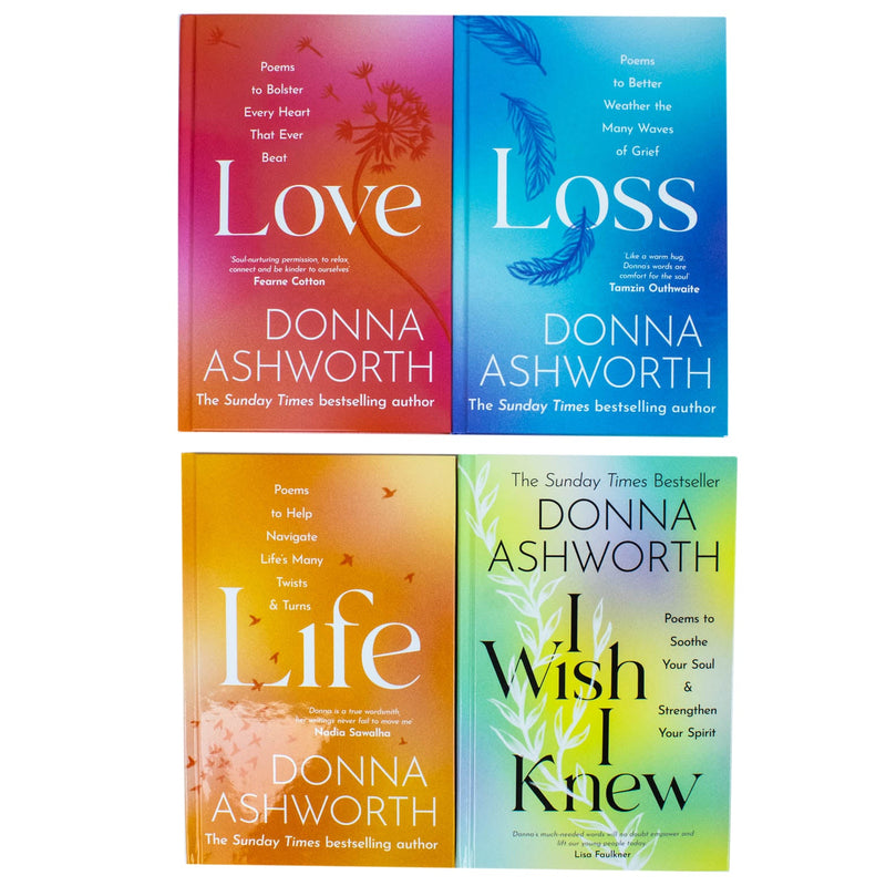 Donna Ashworth Collection 4 Books Set (I Wish I Knew, Love, Loss, Life)