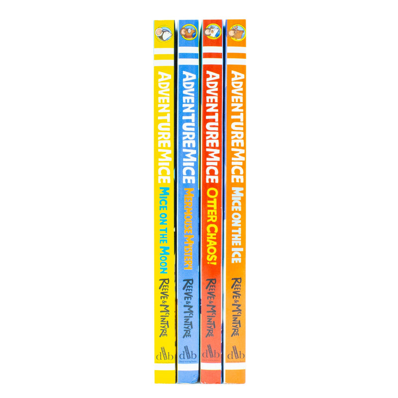 Adventure Mice 4-Book Set by Reeve & McIntyre | Fun Children's Fiction Series Full of Mystery, Chaos & Exciting Adventures on Ice, Moon & Sea!