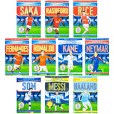 Ultimate Football Heroes Series 1 - 10 Book Set | Kids Football Biographies | Messi, Ronaldo, Haaland, Neymar, Son, Kane & More