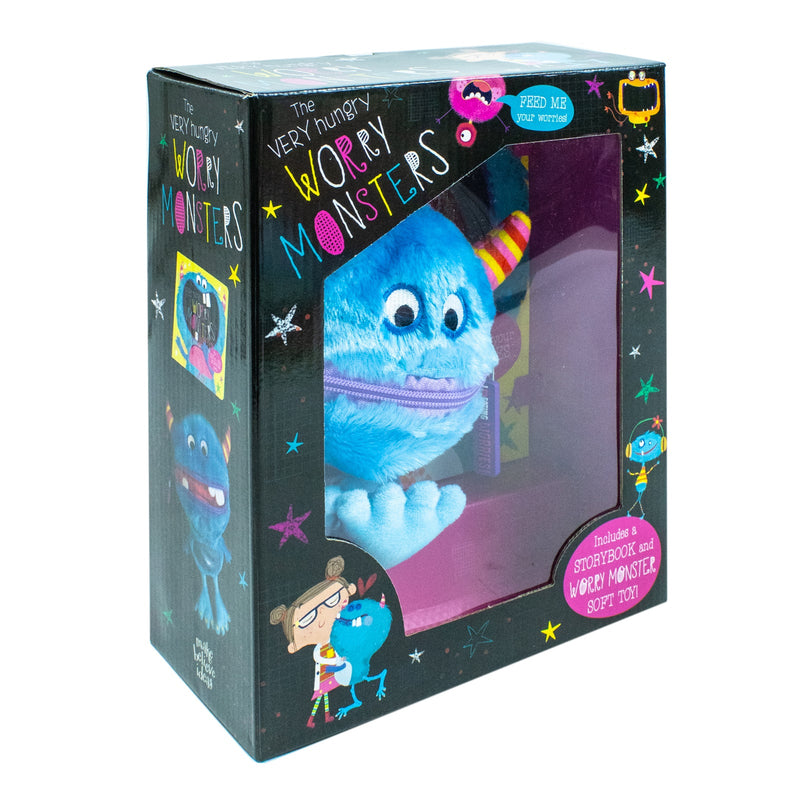 The Very Hungry Worry Monster Plush and Book Box Set (Helps children with anxiety)