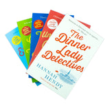 The Dinner Lady Detectives Collection 5 Books Set By Hannah Hendy ( Unfortunate Christmas, Terrible Village, Extremely Unlikely, Gravely Troubling, Dinner Lady)