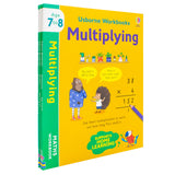 Usborne Workbooks Home Learning Age 7-8 Collection 3 Books Set (Multiplying, Dividing, Comprehension)