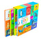 y First 100 Words Box Set 4 Board Books Collection Set(Words, Animals, Colours, Shapes and Numbers, Letters and Phonics)