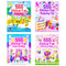 Sticker Dress Up 4 Activity Book Collection Set, My Day Out Fashion Shopping, Holiday, Princess Palace and Wedding: (Over 555 Fun Stickers in Each Book)