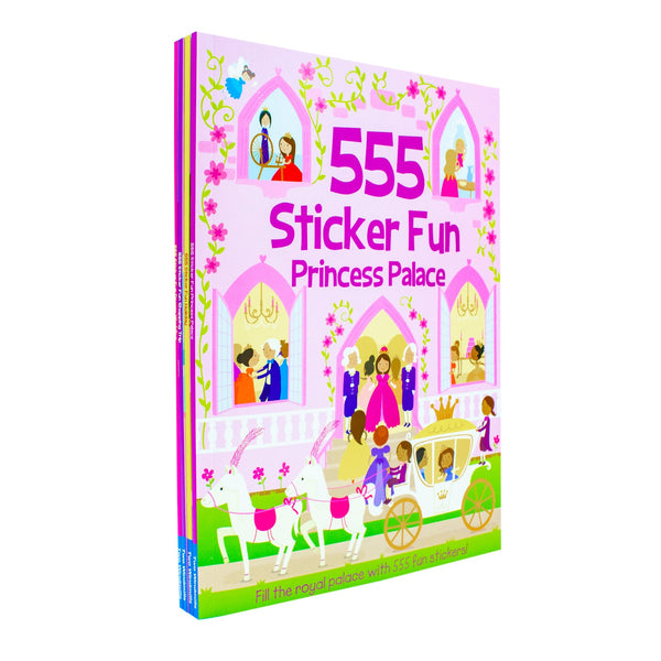 Sticker Dress Up 4 Activity Book Collection Set, My Day Out Fashion Shopping, Holiday, Princess Palace and Wedding: (Over 555 Fun Stickers in Each Book)