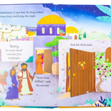 Peep Inside Christmas & Peep Inside Nativity 2 Books Collection Set by Anna Milbourne – Interactive Lift-the-Flap & Peek-Through (Hardback)
