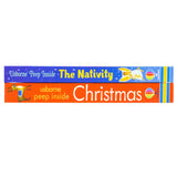 Peep Inside Christmas & Peep Inside Nativity 2 Books Collection Set by Anna Milbourne – Interactive Lift-the-Flap & Peek-Through (Hardback)