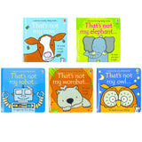 Usborne Touchy-feely books That's not My Collection Series 1, 5 Books Set By Fiona Watt ( Robot, Elephant, Owl, Cow, Wombat)