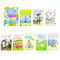 Usborne Starting to Read With Phonics 8 Books Collection Box Set With Activity Book & Alphabet Chart (Pirate Pat, Double Trouble, Dressing up Box & more)