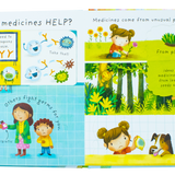 Usborne Lift the Flap Very First Questions & Answers 4 Book Set (What is Poo? What are Germs? What are Stars? Why Do I Have to Go to Bed?)