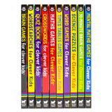 Brain Games 10 Books Collection Set For Clever Kids (Mental Maths Games, 10-Minute Brain Games, Science Puzzles, Word Games, Times Tables Games, Maths Games, Crosswords, Quiz Book, Wordsearches, Brain Games)