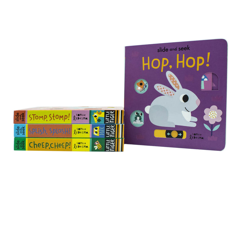 Little Learner's Slide and Seek Series 4 Books Collection Box Set By Sophie Ledesma