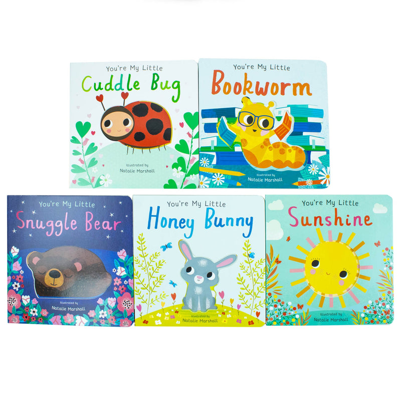 You are My Little Series 5 Books Collection Set By Nicola Edwards & Natalie Marshall(Sunshine, Honey Bunny ,Snuggle Bear, Bookworm & Cuddle Bug)