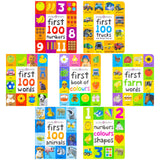 Priddy First 100 Library 7 Books Collection Box Set (Board Books)