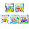 Bizzy Bear Series 5 Books Collection Bundle Set By Benji Davies [Fun Park, Breakdown Truck, Aeroplane Pilot, Pirate Adventure, Dinosaur Safari