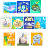 Bear & Friends 10 Picture Books Collection Set (Smiley Shark, Octopants, The Tortosaurus, Just One More Story and More)| Paperback