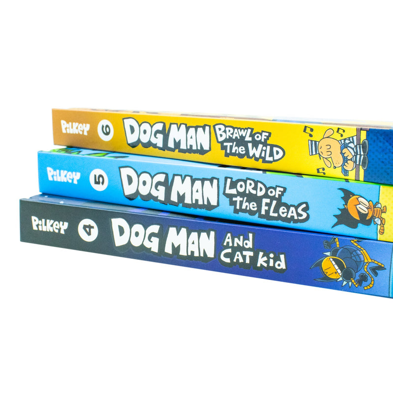 Dog Man, The Cat Kid Collection Box Set 3 Hardback Books (4-6) for Kids Age 7 and Up by Dav Pilkey - A Must-Have for Young Readers