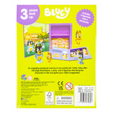Bluey Tattle Tales Activity Book for Kids- 12-Page Illustrated Storybook with 4 figurines