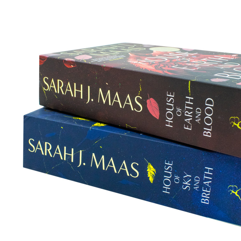 Sarah J Maas Crescent City Series 2 Books Collection Set (House of Sky and Breath, House of Earth and Blood)