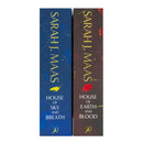 Sarah J Maas Crescent City Series 2 Books Collection Set (House of Sky and Breath, House of Earth and Blood)