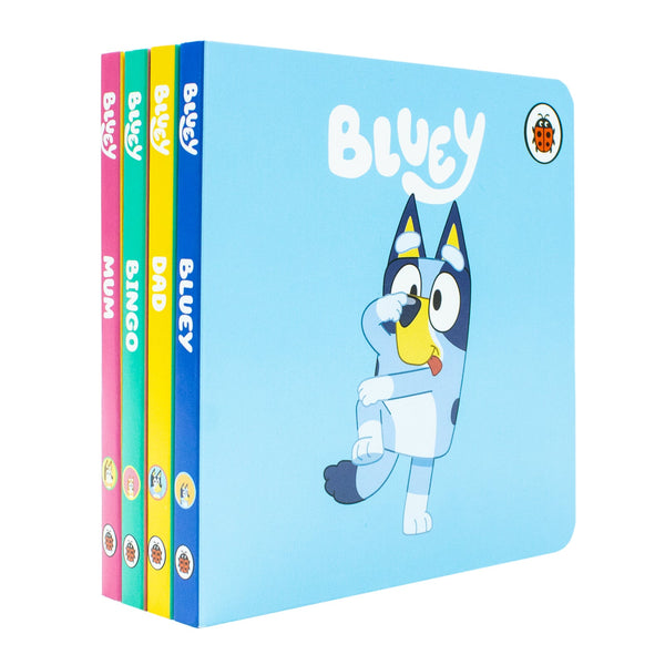 Bluey 4 Books Collection Set (Bluey, Mum, Dad and Bingo)