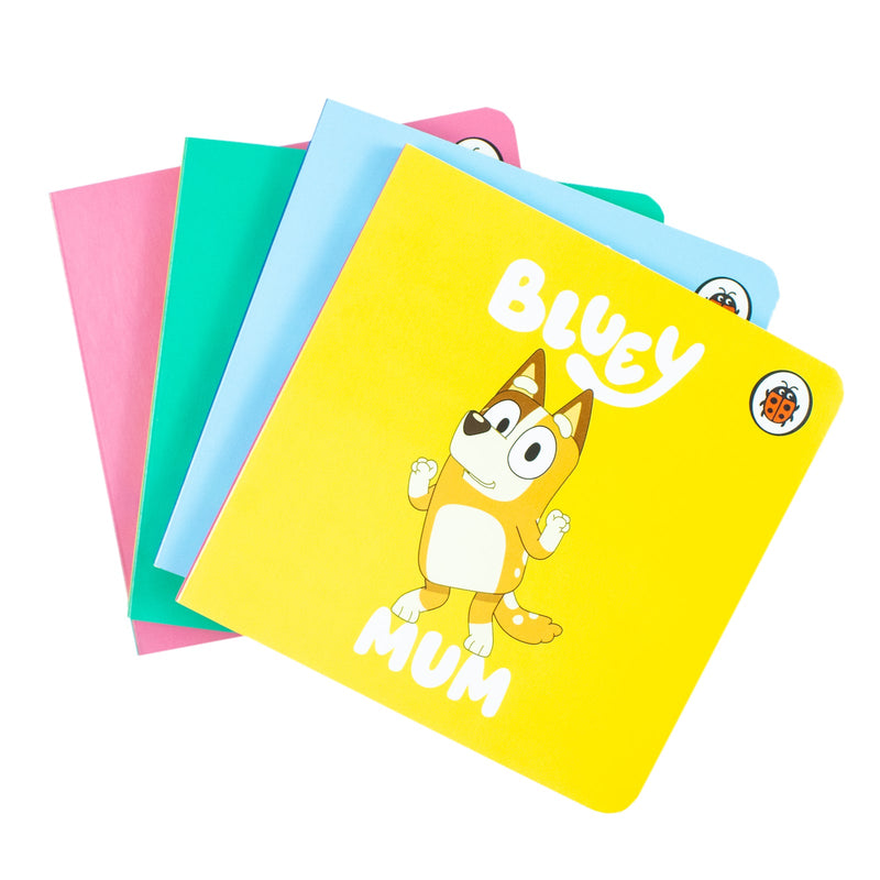 Bluey 4 Books Collection Set (Bluey, Mum, Dad and Bingo)