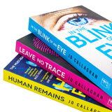 Kat and Lock Series By Jo Callaghan 3 Books Collection Set (In The Blink of An Eye, Leave No Trace and Human Remains) | Paperback