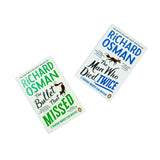 Richard Osman Thursday Murder Club Series 2 Books Collection Set (The Man Who Died Twice & The Bullet That Missed)