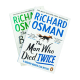 Richard Osman Thursday Murder Club Series 2 Books Collection Set (The Man Who Died Twice & The Bullet That Missed)