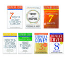 Stephen R. Covey 7 Books Collection Set (The Third Alternative, Trust & Inspire, Living the 7 habbits  & Many More!)