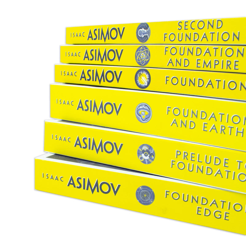 Isaac Asimov Foundation Series 6 Books Collection Set Pack Foundation's edge