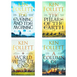 The Kingsbridge Novels 4 Book Collection by Ken Follett | Epic Historical Fiction Series, Bestselling Literary Tales & Engaging Stories for12+ years